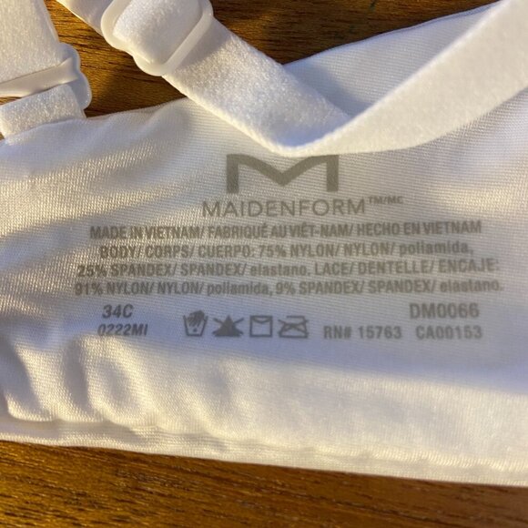 **Maidenform**Women's Dreamwire Push Up Underwire Bra 34C - Picture 6 of 6